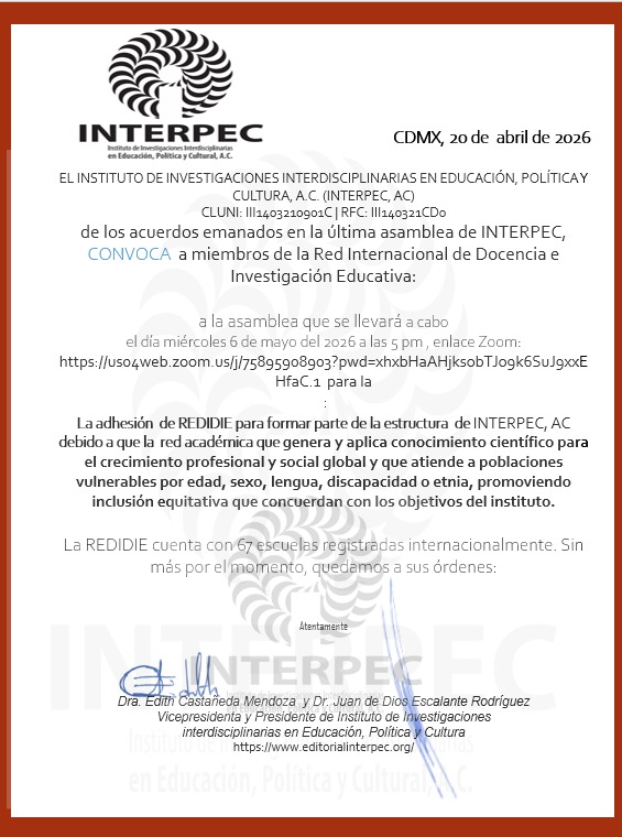 Convocatoria REDIDIE INTERPEC